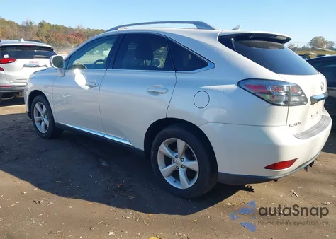 2010 Lexus Rx 350 z USA, uszkodzony, nr VIN 2T2BK1BA5AC067498